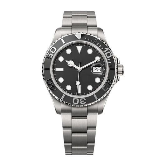 Sport 42 – Black Dial | Rubber Strap & Matte Ceramic Bezel